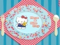 Hello Kitty pusdienu galdam, lai spēlētu online