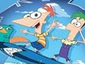 Phineas un Ferb par snovbords: Puzles, lai spēlētu online